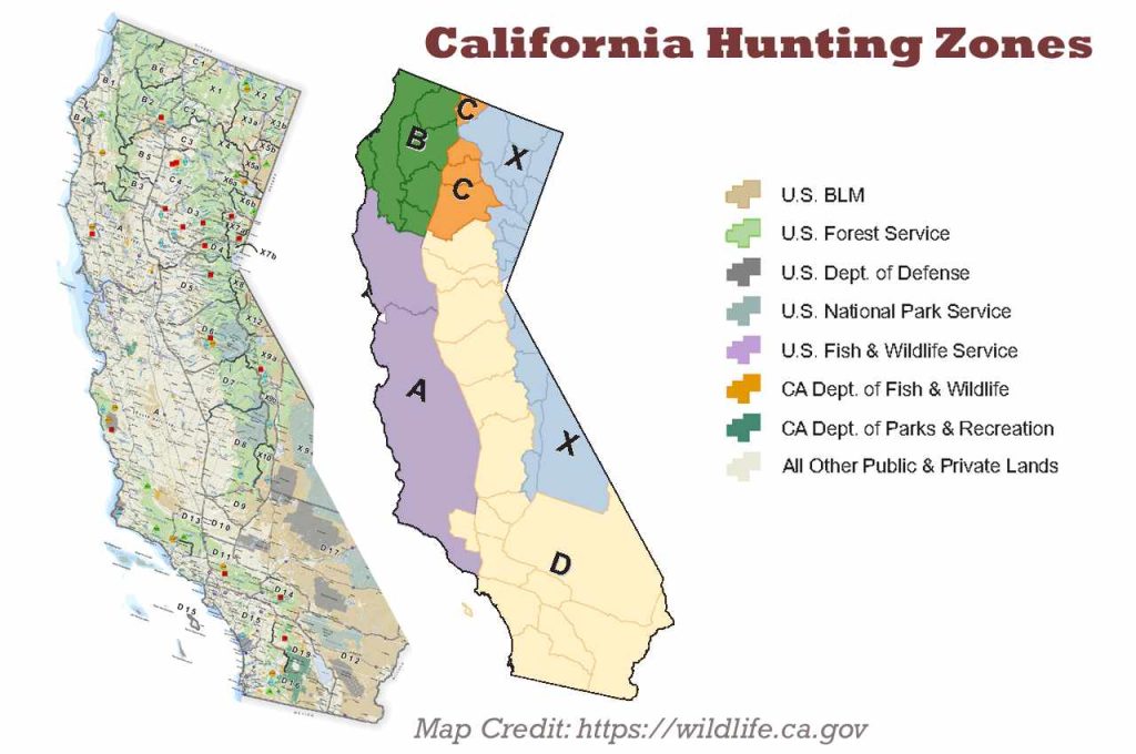 California hunting zones